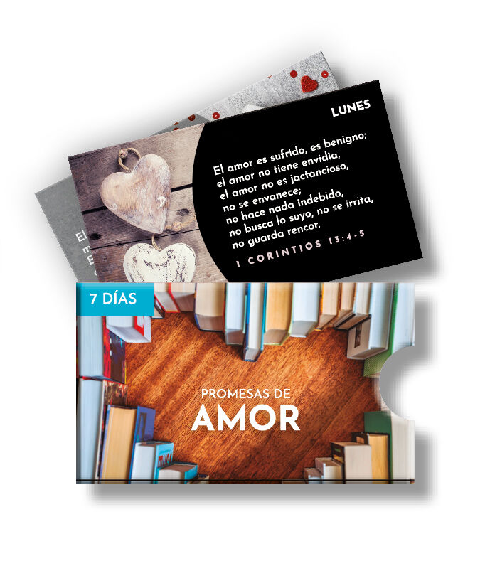 Promesas de amor - Sobre con 7 tarjetas