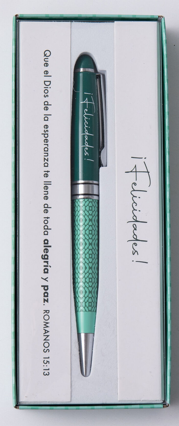 ¡Felicidades!: Bolígrafo de lujo en caja de regalo