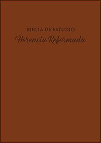 Biblia de Estudio Herencia Reformada RVR60 i/piel café