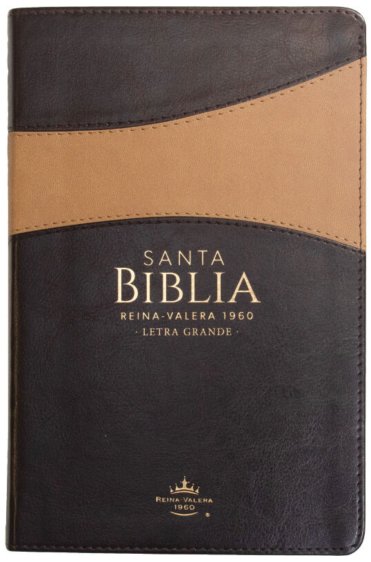 Biblia RVR60 Tamaño Manual Letra Grande i/piel CAFÉ/CAFÉ (Colección Banda)