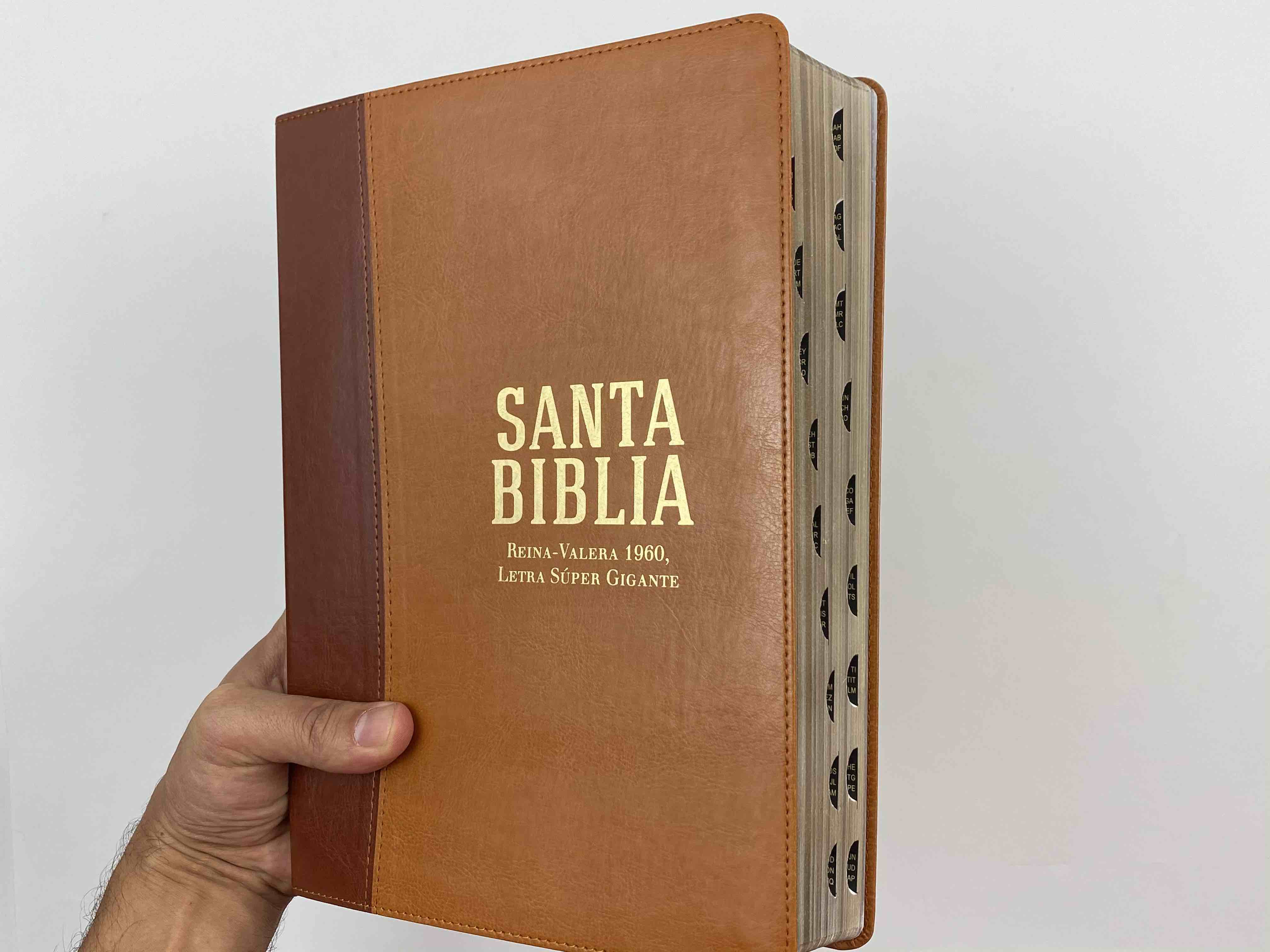 Biblia Reina Valera 1960 Letra Súper Gigante Piel Italiana Con índice ...