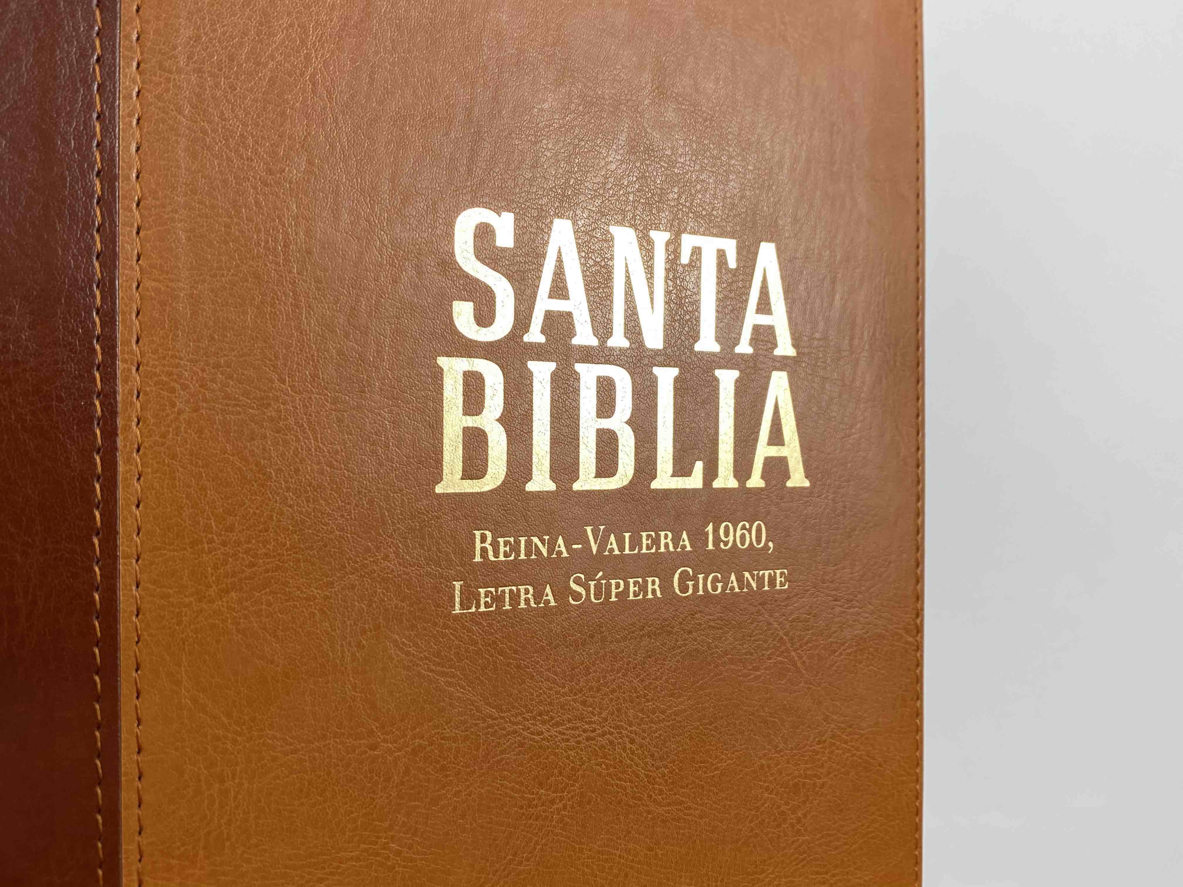 Biblia Reina Valera 1960 Letra Súper Gigante Piel Italiana Con índice ...