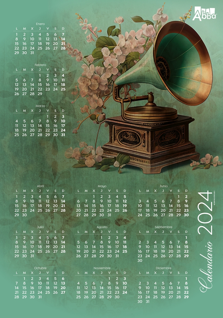 Calendario Abba 2024 Vintage Abba 9788418577871, Comprar