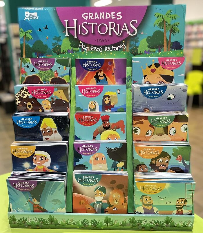 Expositor Colección Grandes Historias para pequeños lectores. (10 libros de cada)