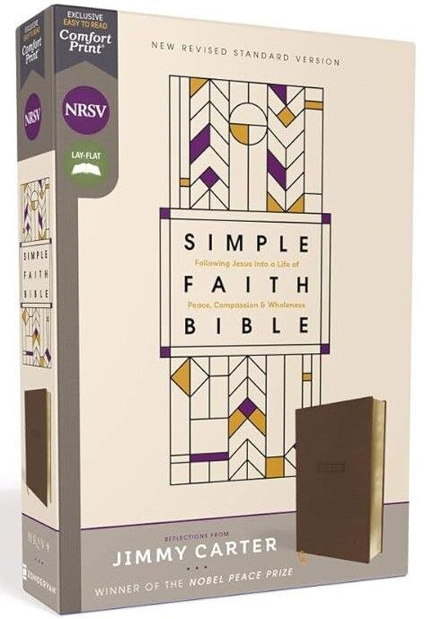 NRSV Simple Faith Bible, Soft leather brown (inglés)