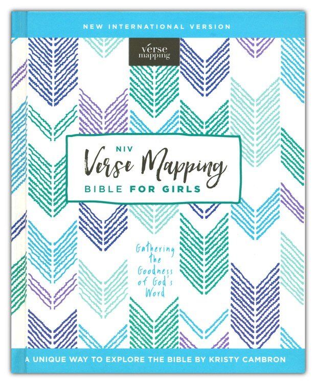 NIV Verse Mapping Bible for Girls, Hardcover (inglés)