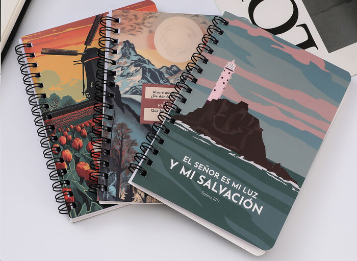 Pack 3 libretas Paisajes vintage. Ref: 723592077464