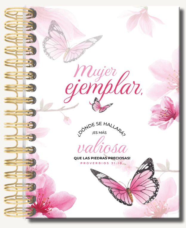 Mujer ejemplar.Libreta con anillas