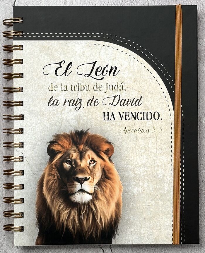 El León. Libreta con anillas