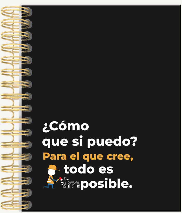 Para el que cree todo es posible. Libreta con anillas