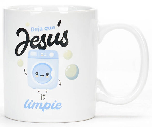 DEja que Jesús te limpie. Taza colección compártela