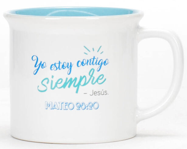 Yo estoy contigo siempre. Taza Colección Delicia.