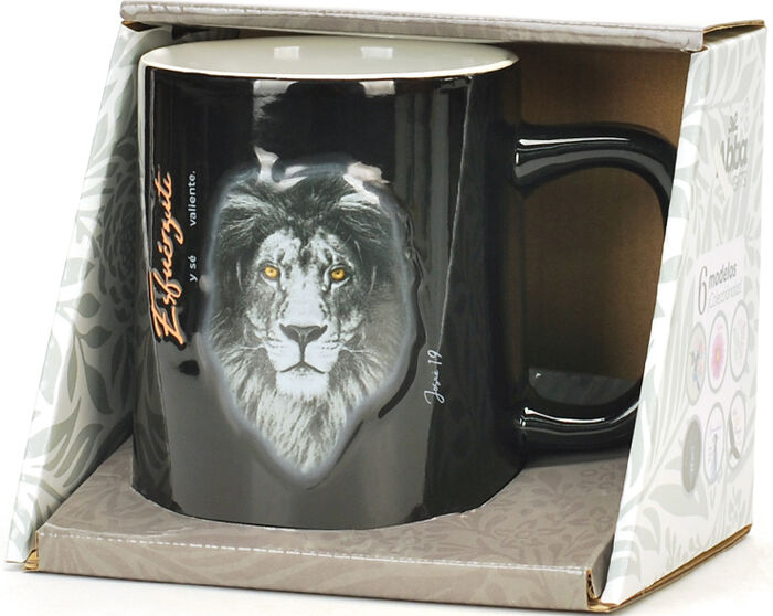 Esfuérzate y sé valiente. Taza Colección prominencia