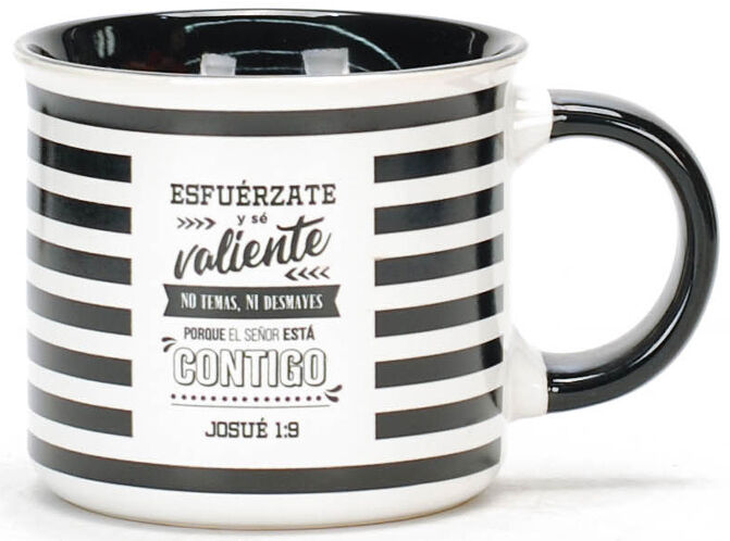 Esfuérzate y sé valiente. Taza Colección Valiente