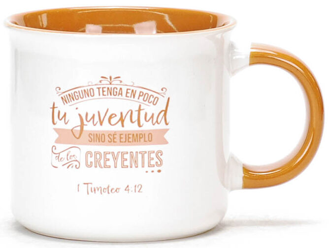 Taza: Ninguno tenga en poco tu juventud - VALIENTE