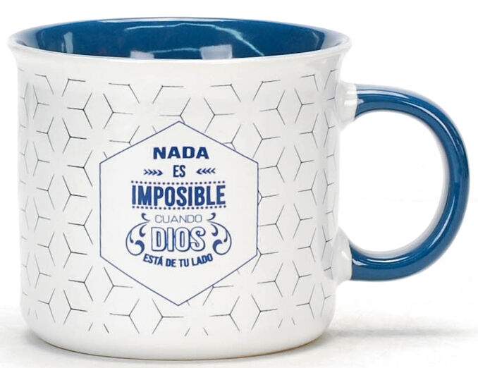 Nada es imposible.Taza Colección Valiente