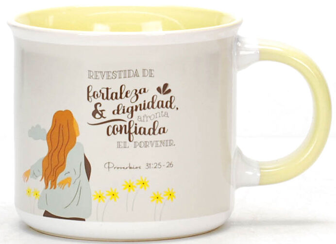 Taza: Revestida de fuerza y dignidad - MUJER VIRTUOSA