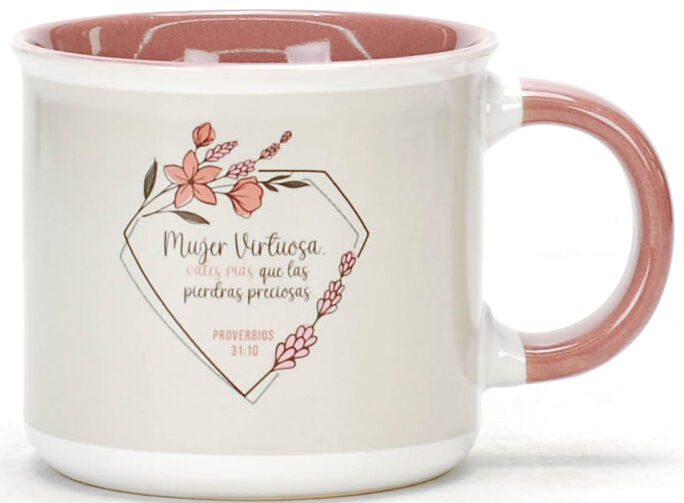 Mujer virtuosa (vintage).Taza Colección Mujer Virtuosa