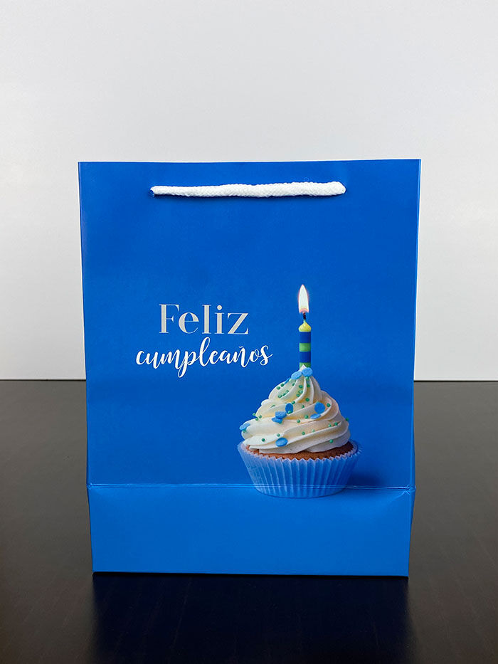 Bolsa de regalo - Feliz cumpleaños -Pequeña - Luciano's Gifts