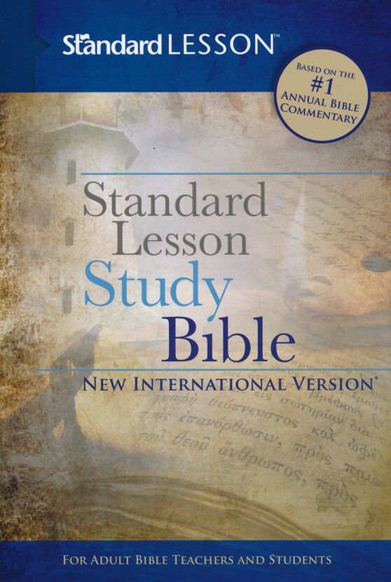 NIV Standard Lesson Study Bible, hardcover (inglés)