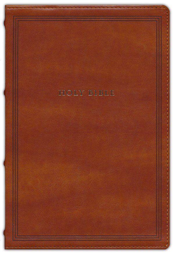 KJV Bible Sovereign Collection soft leather brown (inglés)