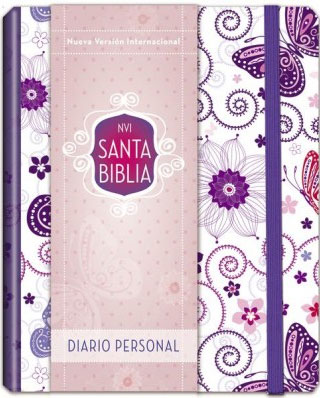 Biblia NVI Diario Personal - Mariposa Margen ancho