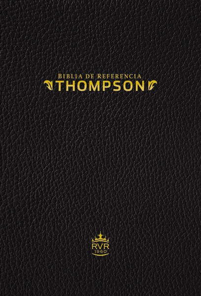 Biblia Thompson RVR60 Referencias i/piel negro