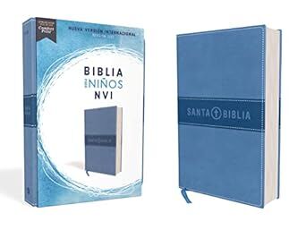 NVI, Biblia para Niños Revisión 2022, Leathersoft, Azul Celeste, Comfort Print