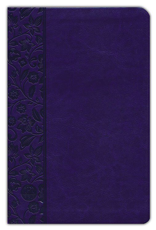 TPT Study New Testament with Psalms, Proverbs and Song of Songs. Imitation leather, violet (inglés)