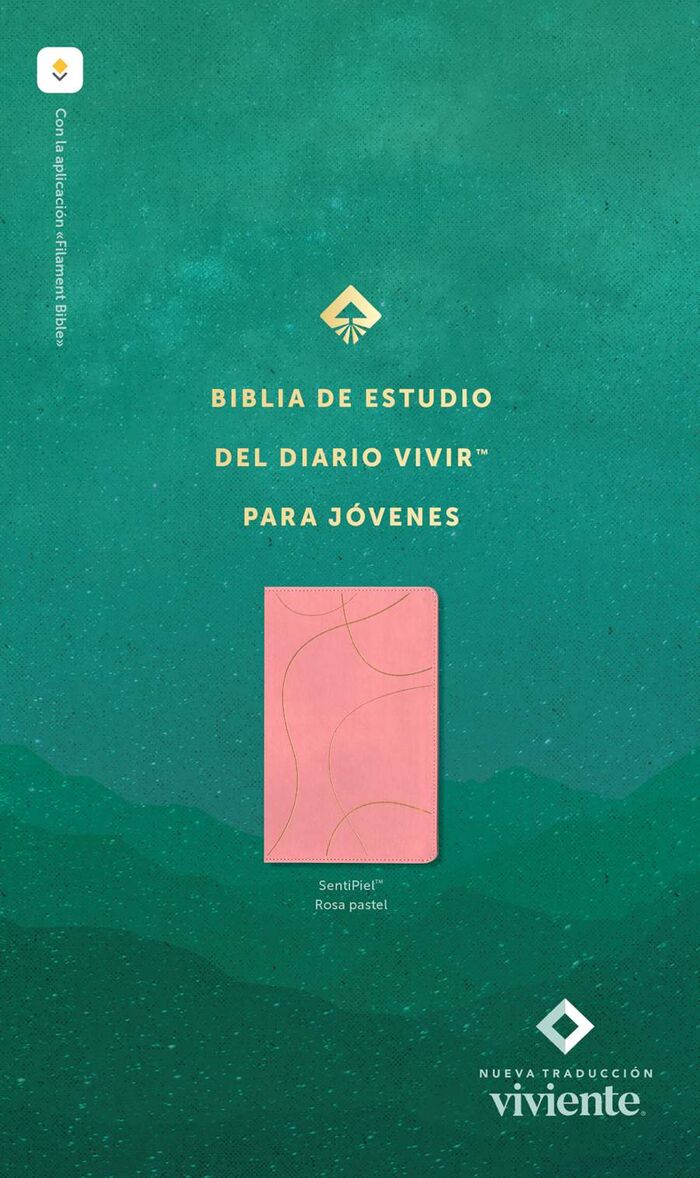 Biblia de estudio Diario Vivir para jóvenes NTV i/piel Rosa