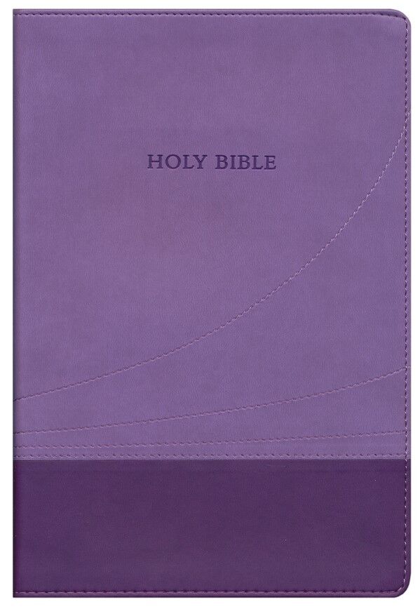 KJV Large Print Thinline Reference Bible Flexisoft Violet/Lilac (inglés)