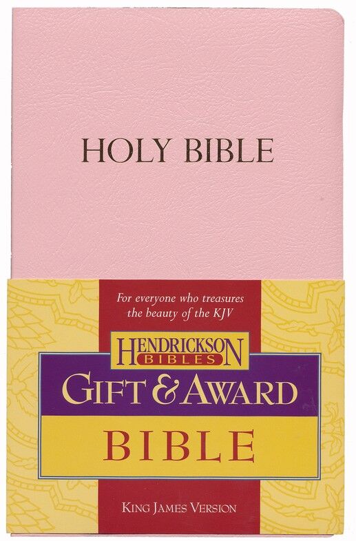 KJV Gift & Award Bible, Imitation leather, Pink (inglés)