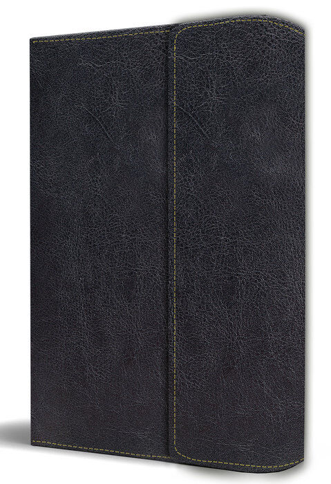 Biblia RVR60 Tamaño Manual i/piel Negro con solapa e imán