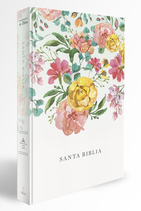 Biblia RVR60 Tamaño Manual Tapa Dura Blanca rosada