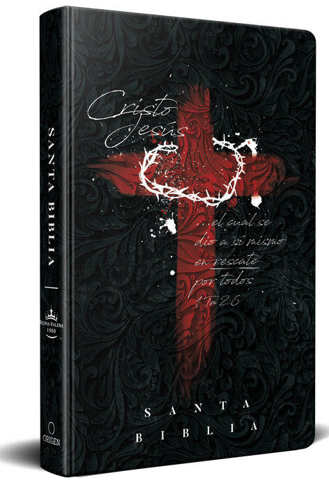 Biblia RVR60 Tamaño Manual Tapa dura Cruz roja