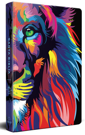 Biblia RVR60 Tamaño Manual Tapa Dura León Multicolor