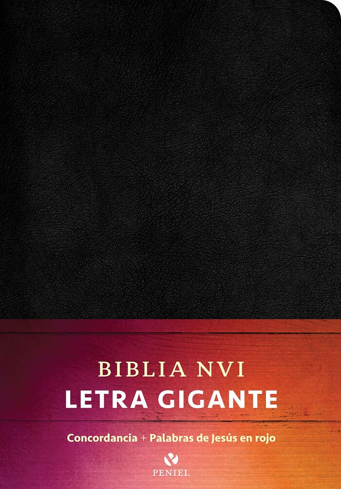 Biblia NVI Letra Gigante i/piel negro