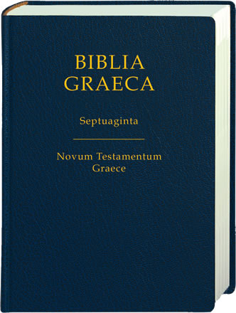 Biblia Graeca: Septuaginta Y Nuevo Testamento Griego ...