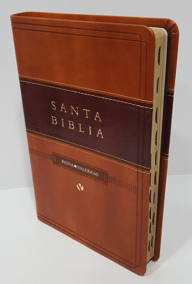 Biblia RVR60 Piel Italiana Duotono Marrón Oscuro/marr - RVR60 ...