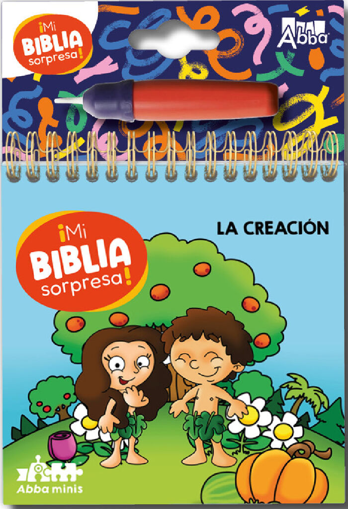 La Creación. Colección Mi Biblia Sorpresa. Pinta con Agua.