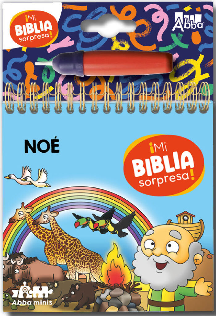 Noé. Colección Mi Biblia Sorpresa. Pinta con Agua.