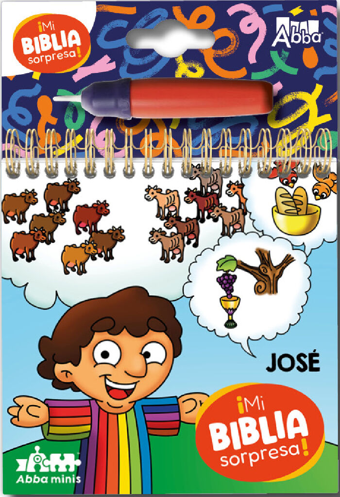 José. Colección Mi Biblia Sorpresa. Pinta con Agua.