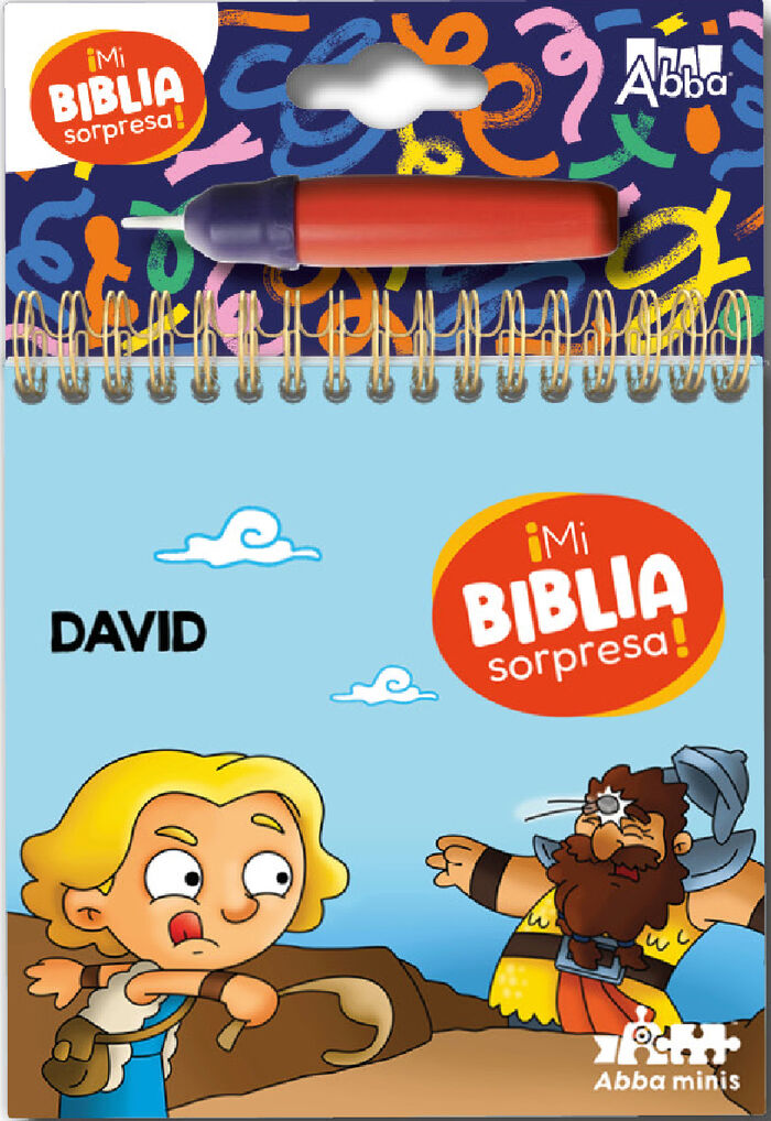 David. Colección Mi Biblia Sorpresa. Pinta con Agua.