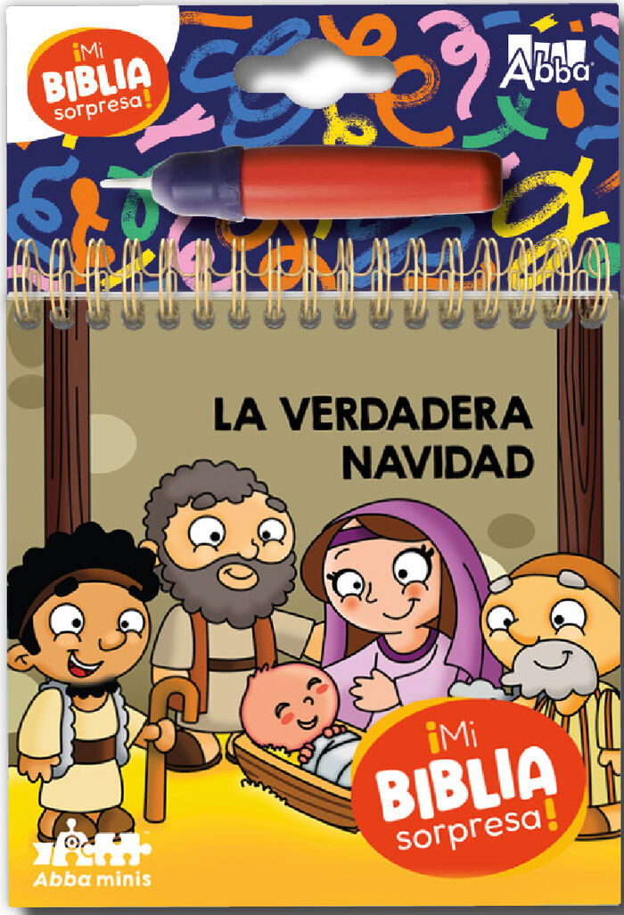 La Verdadera Navidad. Colección Mi Biblia Sorpresa. Pinta con Agua.