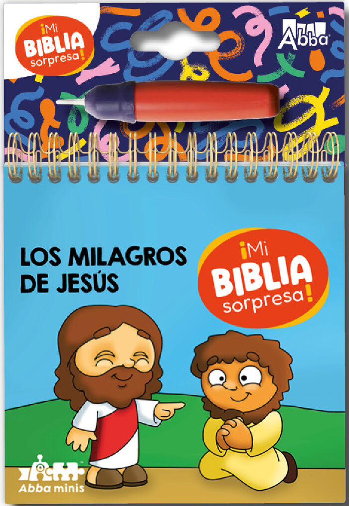 Los milagros de Jesús. Colección Mi Biblia Sorpresa. Pinta con Agua.