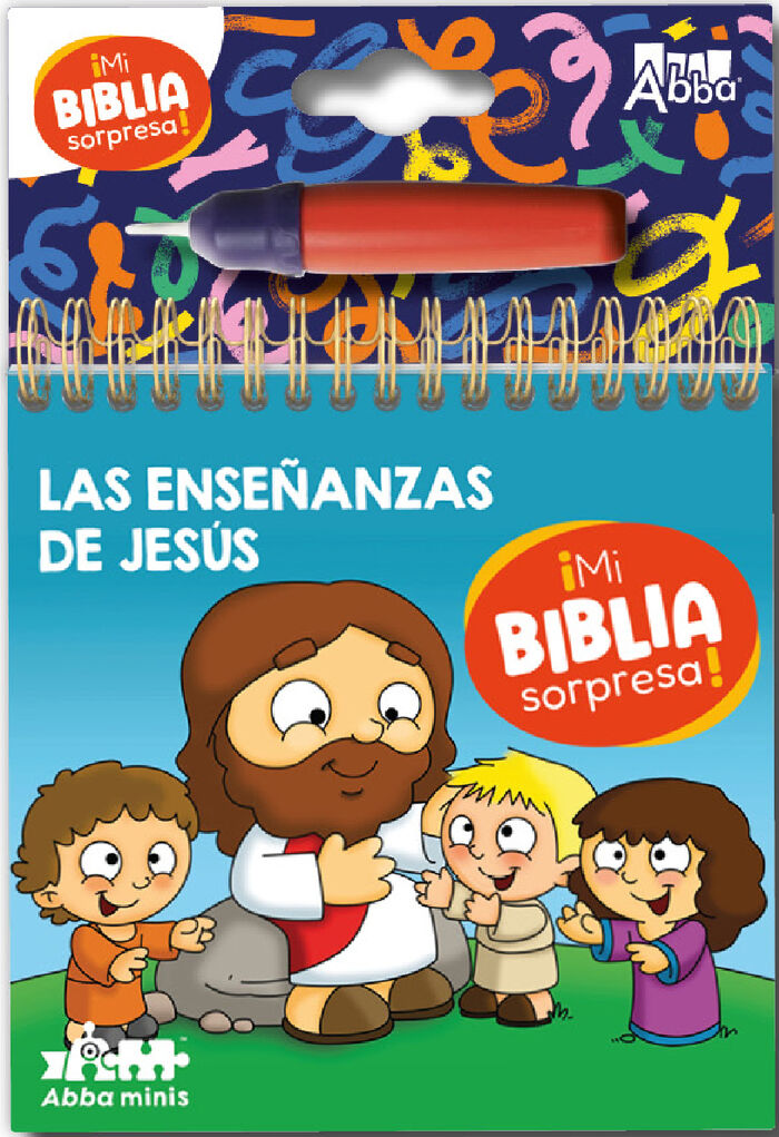 Las Enseñanzas de Jesús. Colección Mi Biblia Sorpresa. Pinta con Agua.