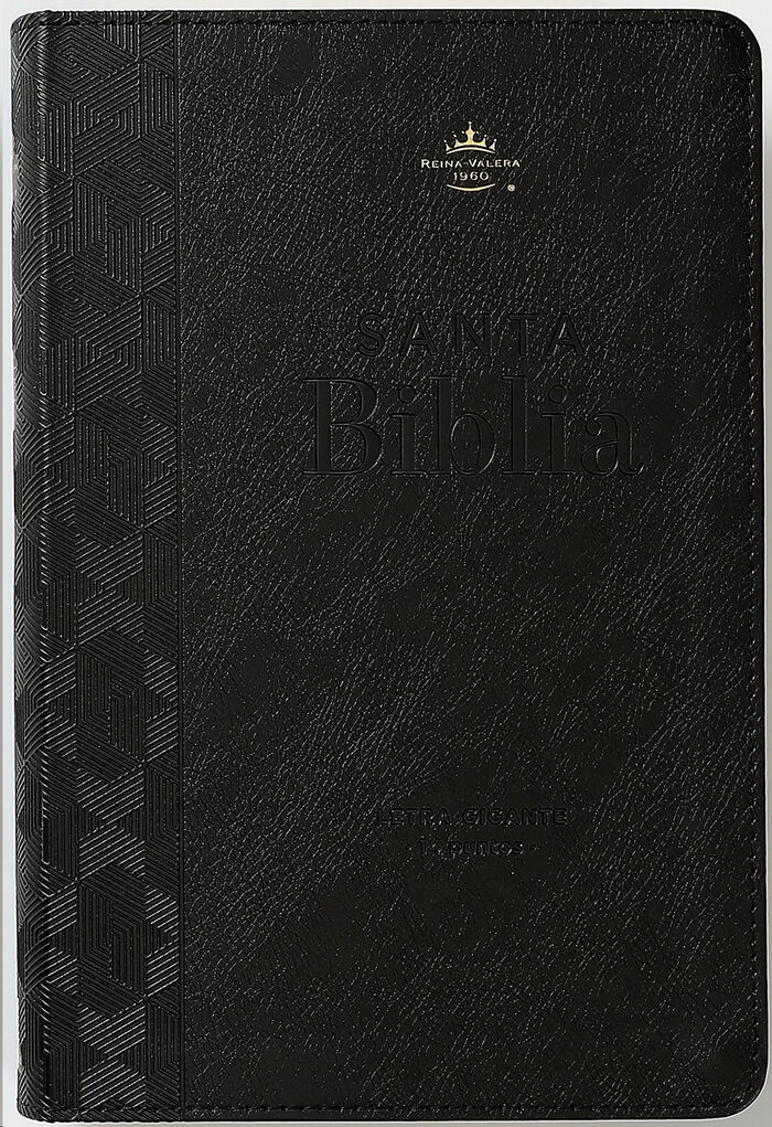 Biblia RVR60 Tamaño manual letra GIgante i/piel Negro