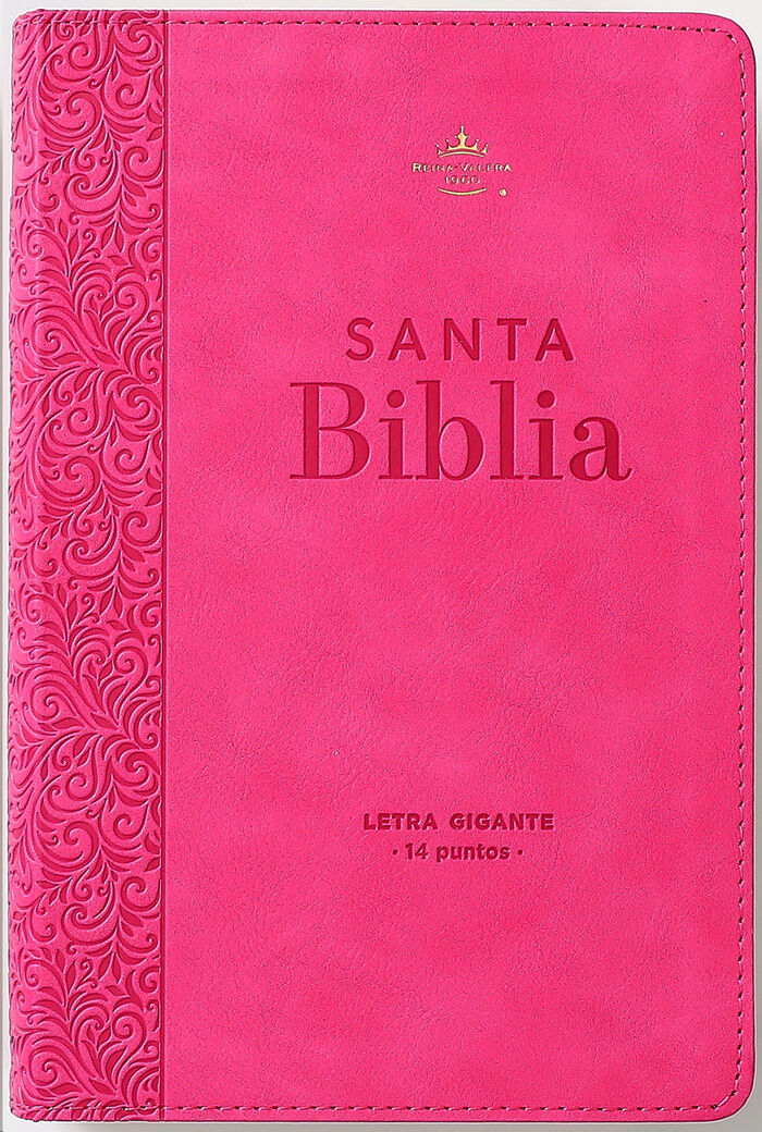 Biblia RVR60 Tamaño manual letra GIgante i/piel Turquesa