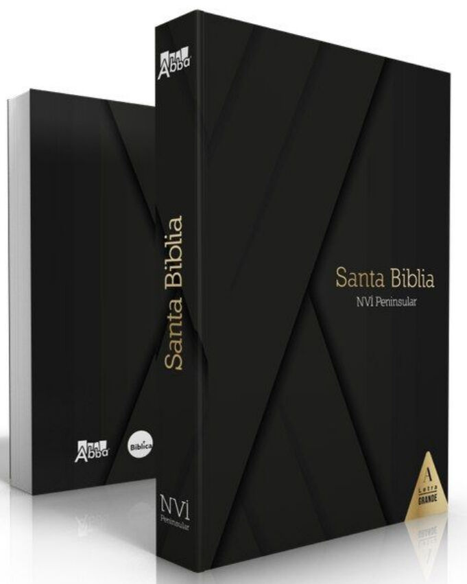 Biblia NVI Peninsular LG Rústica Negro Contempo Edición misionera